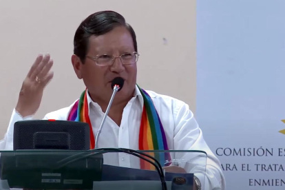 Cargo. El exprefecto, Mariano Curicama, es presidente de la Comisión de la Soberanía Alimentaria de la Asamblea. 
 |