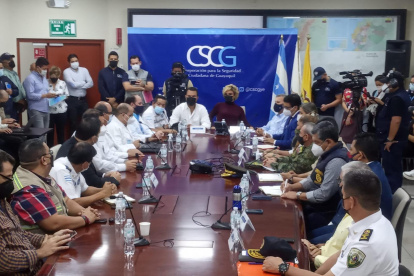 El COE Cantonal se reunió durante la mañana del 14 de julio con el objetivo de informar las decisiones adoptadas.