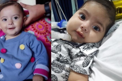 Amberly e Ian tenían un año y siete meses respectivamente.