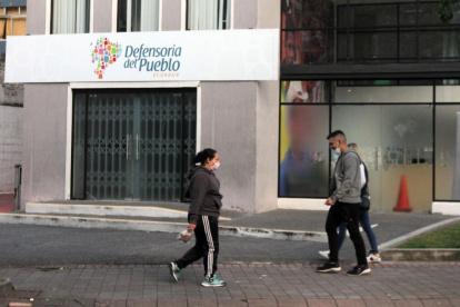 En la defensoría del Pueblo se labora en medio de la expectativa de lo que pueda pasar en los próximos días.