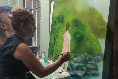 En sus creaciones, las artistas buscan destacar el papel de la mujer.