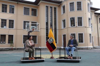 El presidente Guillermo Lasso brindó una entrevista por los 100 primeros días de gestión.