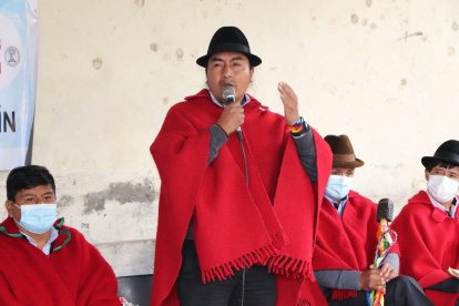 Ultimátum. El presidente de la Conaie, Leonidas Iza, no dialoga, impone. Dio plazo hasta el 11 de septiembre para volver al subsidio a la gasolina.