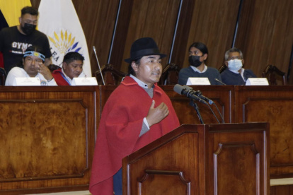 El presidente de la organización, Leonidas Iza, recordó que en un inicio habían propuesto que este encuentro se desarrolle el primer día de octubre.