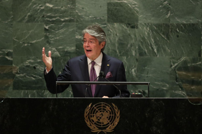 El presidente Lasso compareció ante la Asamblea General de las Naciones Unidas.
