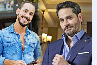 Fabo Doja y Juan Carlos Román interpretan a una pareja gay en la serie de TC.