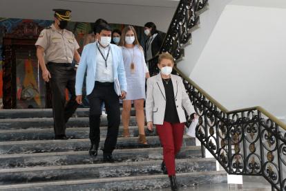La ministra Vela y el director Garzón ofrecieron datos en rueda de prensa.