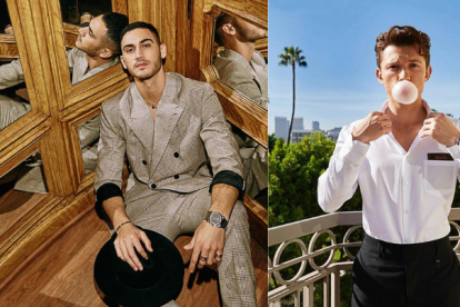 Alejandro Speitzer y Tom Holland.