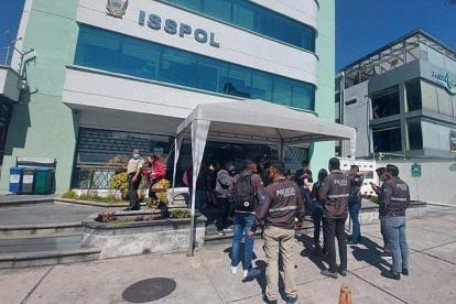 El allanamiento tuvo lugar en horas de la tarde de hoy.