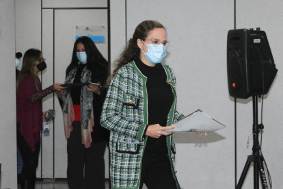 La ministra de Educación, María Brown, ofreció una rueda de prensa sobre el plan de rettorno general a clases presenciales en el país.