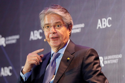 El presidente de Ecuador, Guillermo Lasso.