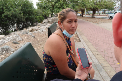 Ginger reclamaba el cuerpo de su esposo