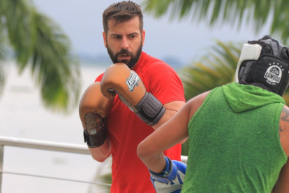 Pablo afirma que "las malas vibras" se las saca boxeando.