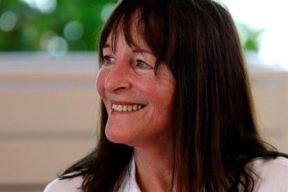 Foto de archivo de la directora ejecutiva de Miss World Ltd., Julia Morley