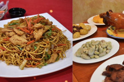 Platos de La Gran Muralla y Marabú.