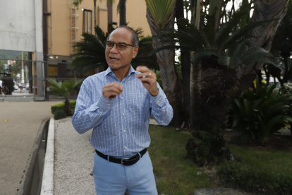 ENTREVISTA CON EL EMPRESARIO VICENTE WONG, DE REYBANPAC, FRENTE AL ALBAN BORJA, 13 DE ABRIL DEL 2022  AMELIA ANDRADE Guayaquil-Ecuador Agencia (ag-expreso)