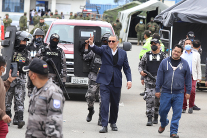 Jorge Glas salió de la cárcel de Latacunga luego que se concediera un habeas corpus.