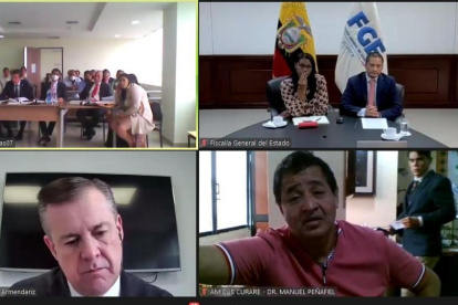 Diligencia. En Santa Elena se desarrolla la audiencia convocada por la Corte de la provincia para conoce la apelación del habeas corpus concedido a Glas.