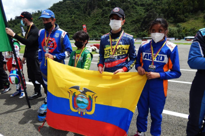 Leonidas Drouet (segundo desde la derecha) ya formó parte del equipo tricolor del año pasado, en Cajicá, Colombia.