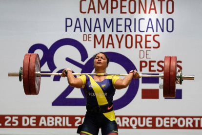 La pesista ecuatoriana Alexandra Escobar cumplirá en Valledupar la marca histórica de seis participaciones en Juegos Bolivarianos