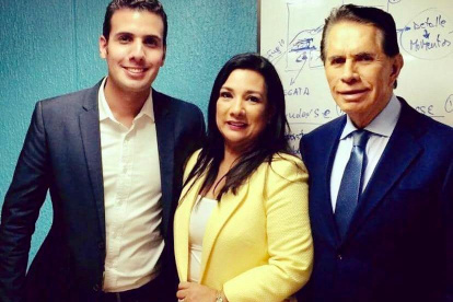 Con Juan Carlos Aizprúa y Alfonso Espinosa de los Monteros.