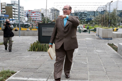 Eduardo Franco Loor fue abogado del exvicepresidente Glas en el caso Odebrecht.