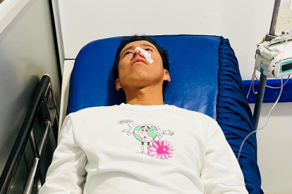 El funcionario municipal Edwin Orrala se recupera