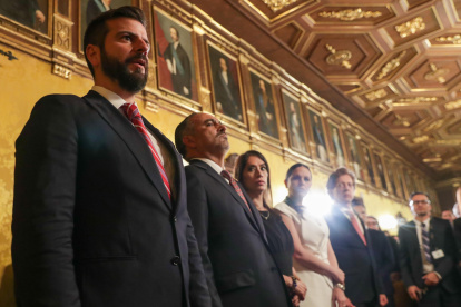 Arosemena fue posesionado ayer como ministro de Economía y Finanzas junto a otros nuevas autoridades.