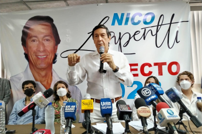 Nicolás Lapenti, exprefecto del Guayas que anunció su participación en las próximas elecciones.