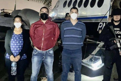 Detención. Leandro Norero Tigua y sus hermanos, Jhoanna e Israel están procesados por lavado de activos producto del narcotráfico.