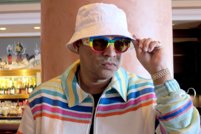 El cantante puertorriqueño Maldy posa durante una entrevista con Efe el 2 de agosto de 2022 en San Juan, Puerto Rico.