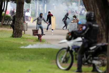 Durante 18 días de registraron enfrentamientos entre policías y manifestantes, especialmente en Quito.