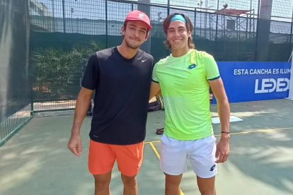 Los ecuatorianos Andrés Andrade y Álvaro Guillén se enfrentan este miércoles en singles.