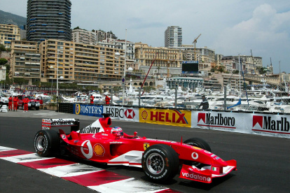 El monoplaza con que el que Schumacher ganó el título 2003.