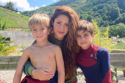 Shakira y sus hijos