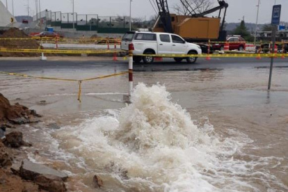 Servicio. La semana pasada este problema se replicó en la misma zona.