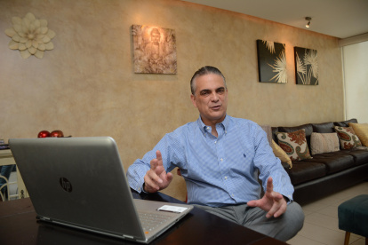 Francisco Rivadeneira en entrevista para Expreso . Quito  21 de Noviembre de 2022 GUSTAVO GUAMAN Agencia (ag-expreso ag-extra - ag-Quito)