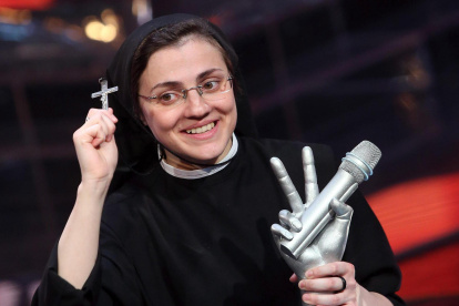 Roma. Cristina Scuccia, tras ganar concurso en 2014.