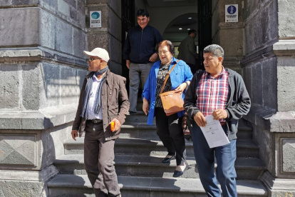 Postura. Espinosa fue el dirigente que se negaba a firmar el acuerdo para poner fin a las movilizaciones de junio.