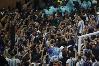 El capitán de la selección argentina de fútbol, Lionel Messi