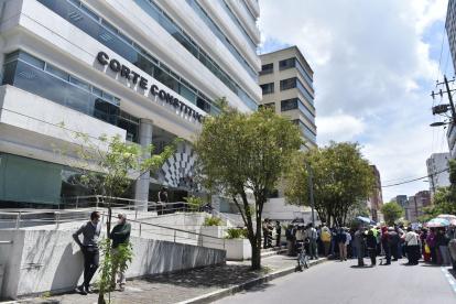 Fotografía referencial del edificio de la Corte Constitucional.
