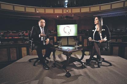 Entrevista. Esta semana, el presidente de la Asamblea se sirvió de los medios de comunicación legislativos, que son públicos, como si fueran suyos.