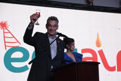 Frederik Jacobsen, presidente ejecutivo de Equair, fue el encargado de abrir el coctel.