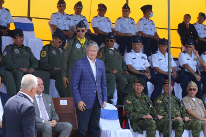 Guillermo Lasso en el Día de la Aviación.