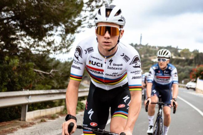 Remco Evanepoel en una de las últimas competencias 2022.