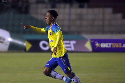 Jesús Preciado marcó el 1-0  de Gualaceo.