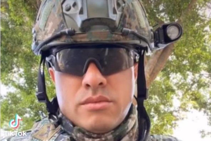 Cabo Ronny Intriago, asesinado en Esmeraldas.