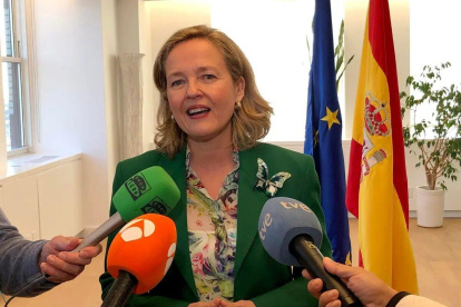 La vicepresidenta española de Asuntos Económicos, Nadia Calviño.