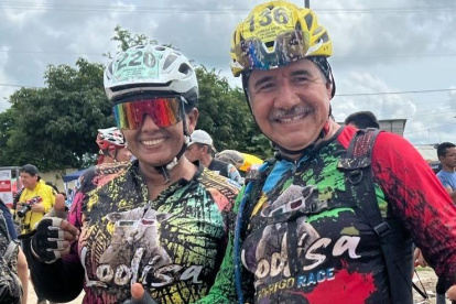 350 ciclistas corrieron La Lodisa en Chongón.