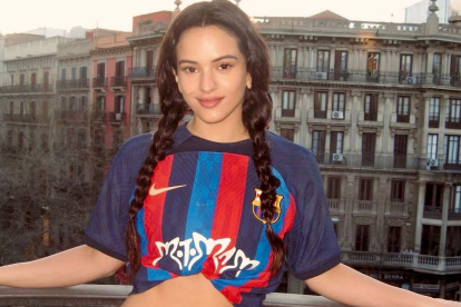 El Barça lucirá una camiseta con el logo de Rosalía en el próximo Clásico de la Copa del Rey